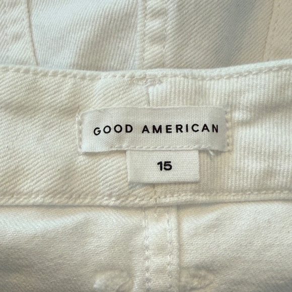 New! Good American Good Boy Straight Jean White 45764 - Picture 12 of 16